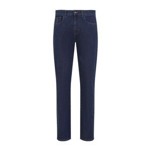 Canali 5 Pocket Denim Jeans Men